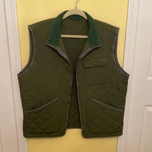 Vineyard Vines Green Quilted Vest